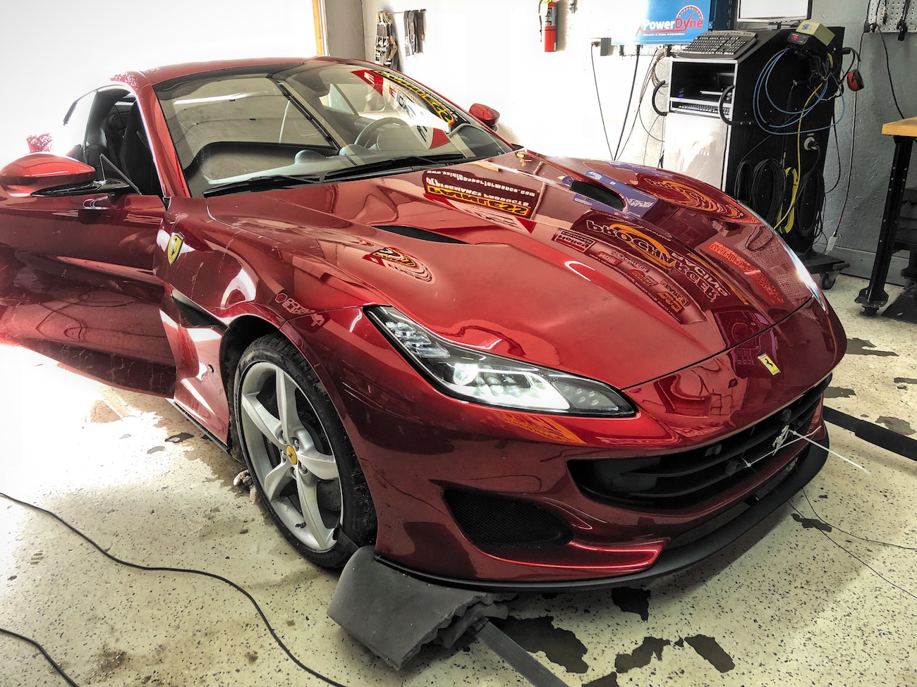 Ferrari Portifino on our Dyno!