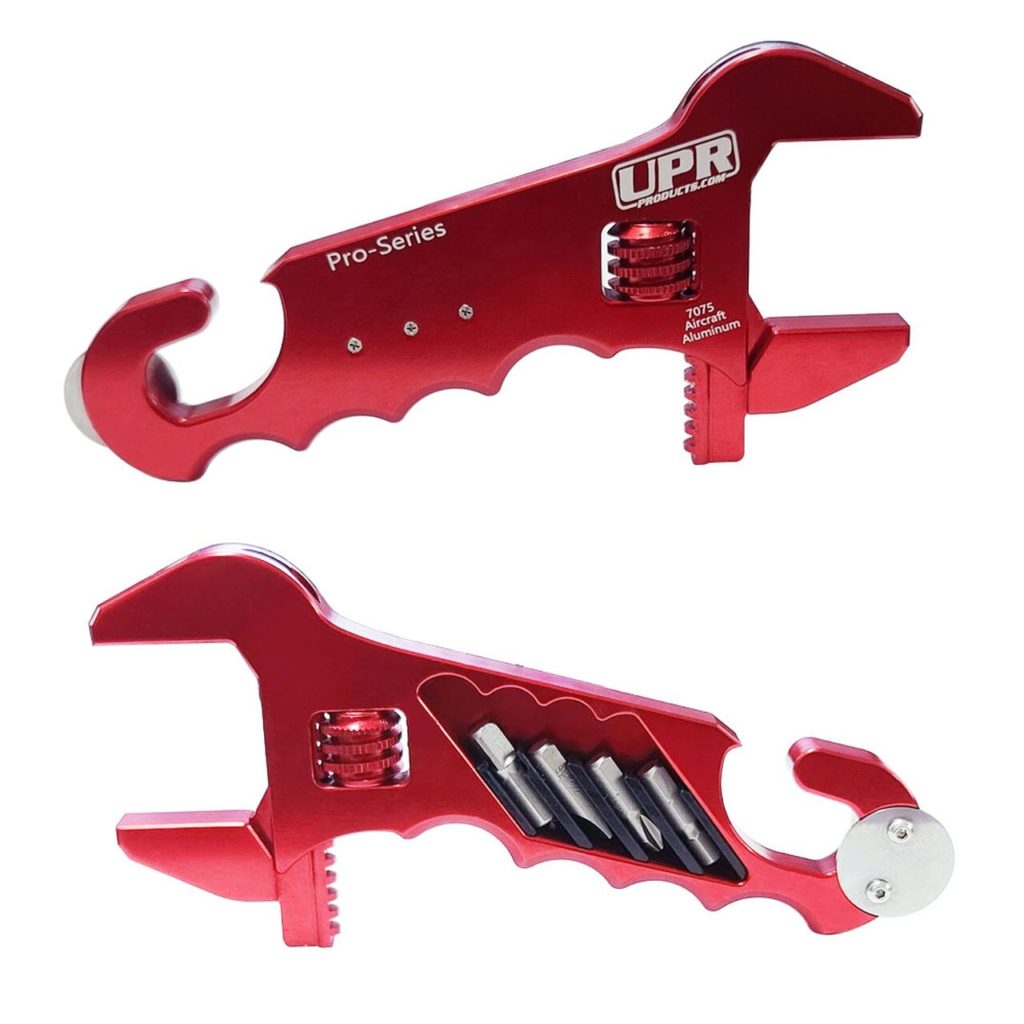 UPR Billet Adjustable AN Wrench w Multi-Tools & Dzus
